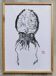 Framed Art Print, "Gyotaku of a Cuttlefish"