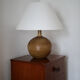Lampe vintage en grès