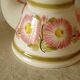 Cafetiere en faience Henriot Quimper rose