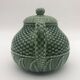 Vintage ceramic teapot Bordallo Pinheiro