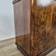 1940 Art Decò nightstands in walnut with door and shelf