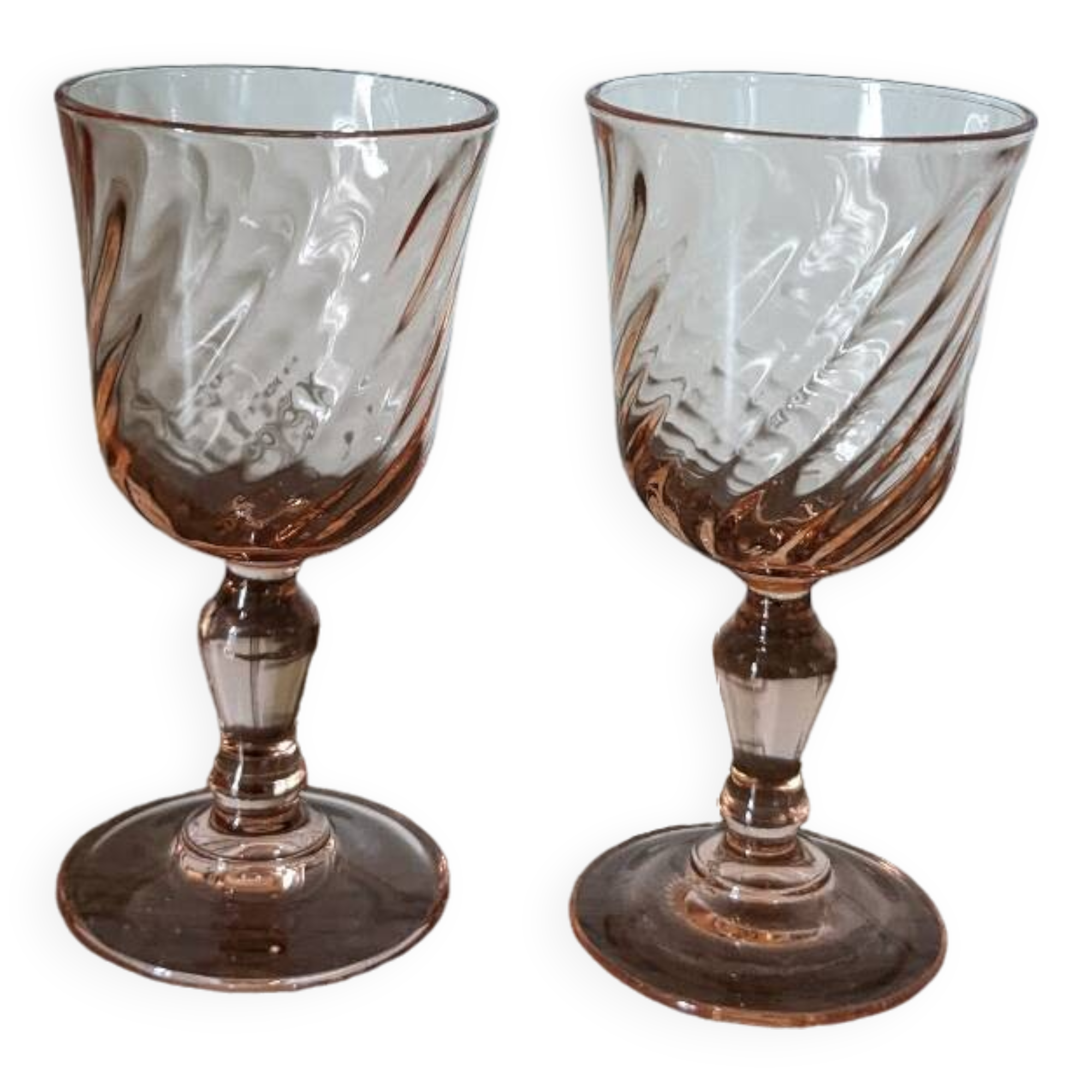 Two small Rosaline glasses