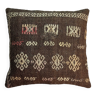 Vintage turkish kilim cushion cover , 55 x 55 cm