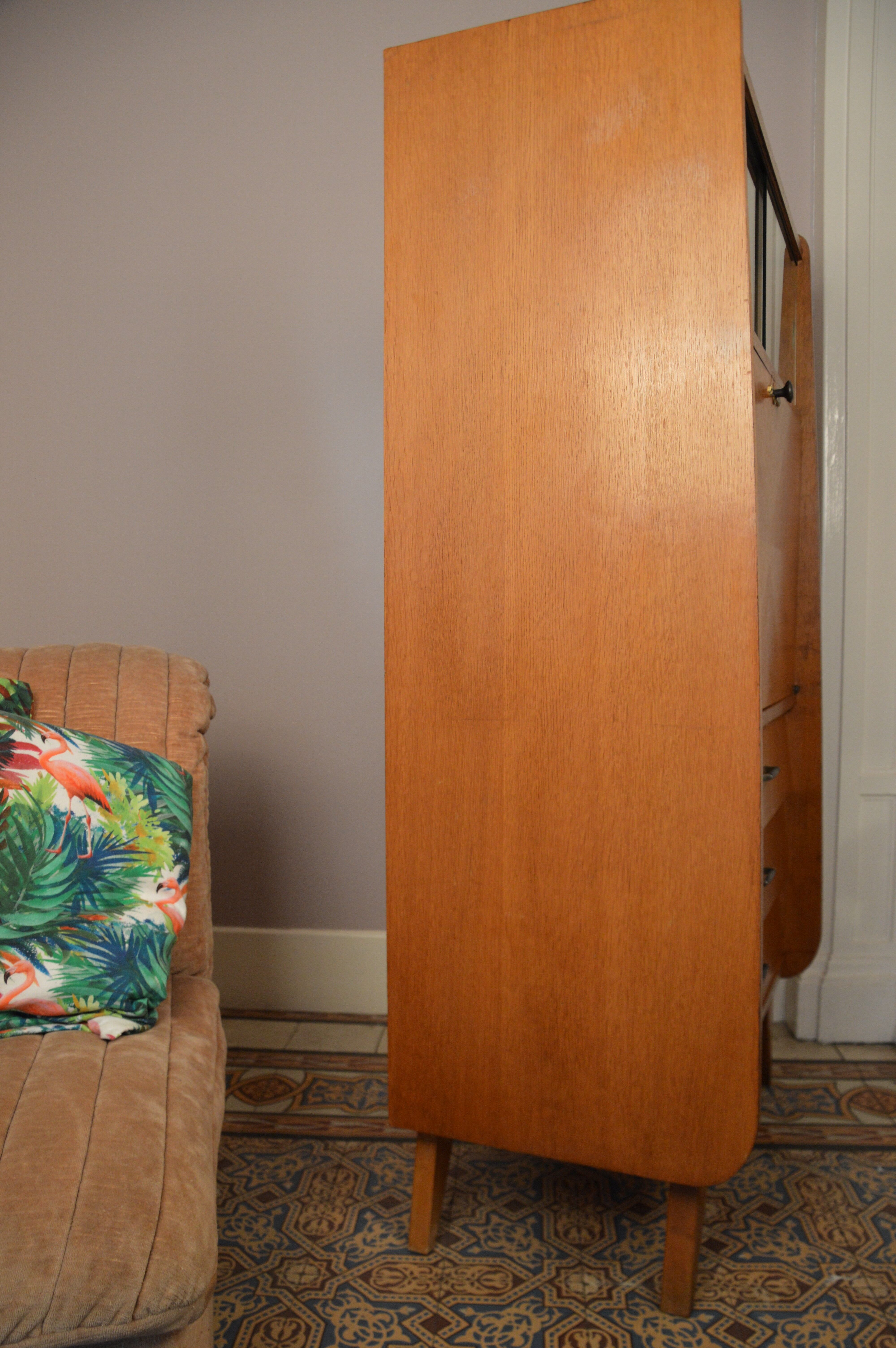 Writing desk feet compass 1950