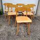 6 chaises Baumann vintage 80