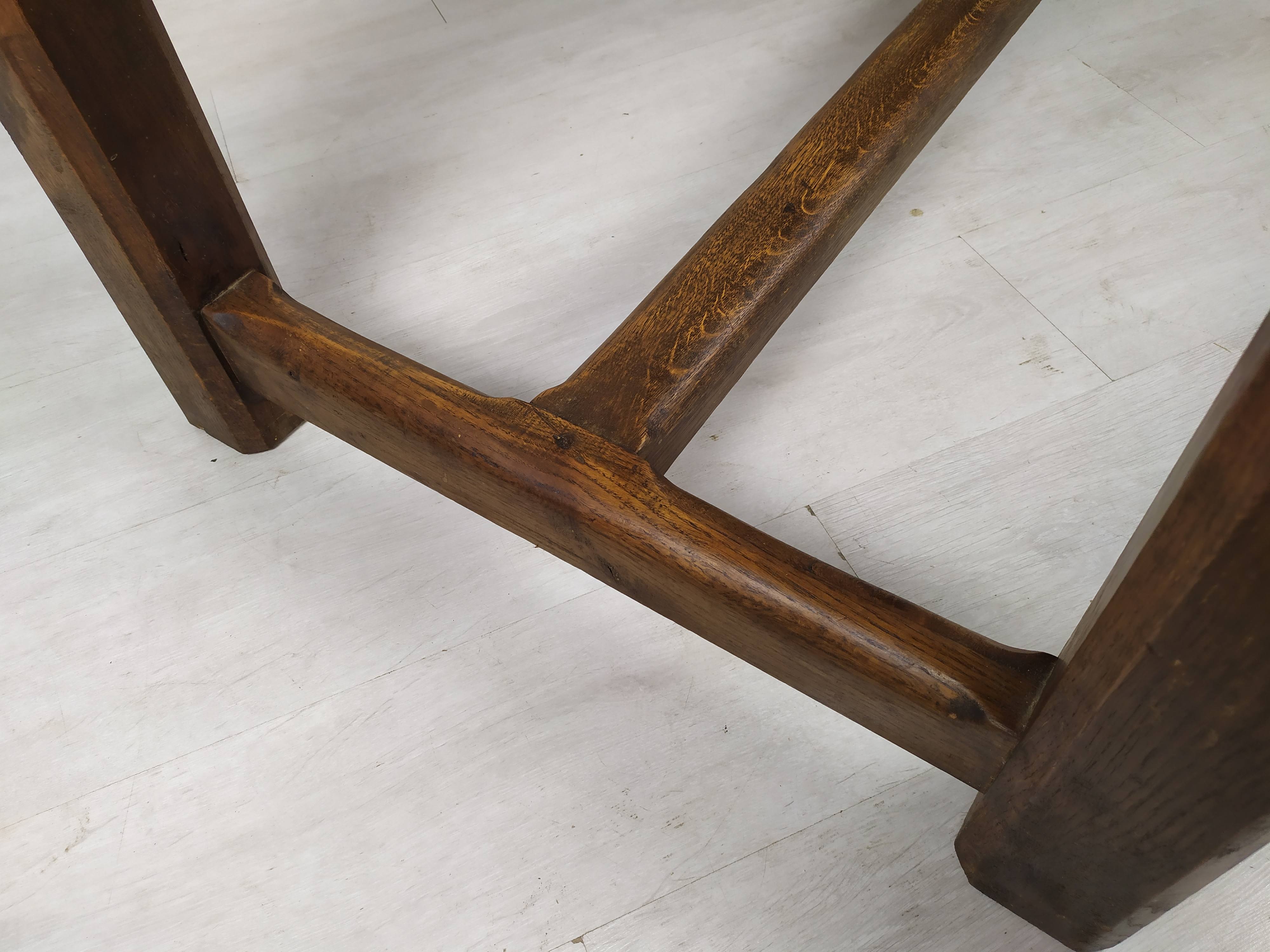 Oak farmhouse table