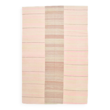 7x11 Handknotted Vintage Kilim Rug, 217x321 Cm