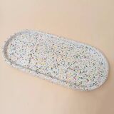 Oval tray — otone terrazzo