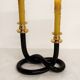 Candelabra "Dorothy Thorpe" in black lucite. USA 1960s.
