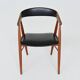 Teak chairs by Aksel Bender Madsen and Ejnar Larsen, Denmark 1960.