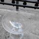 4 Baccarat crystal champagne glasses, Nancy model, foot size 14cl