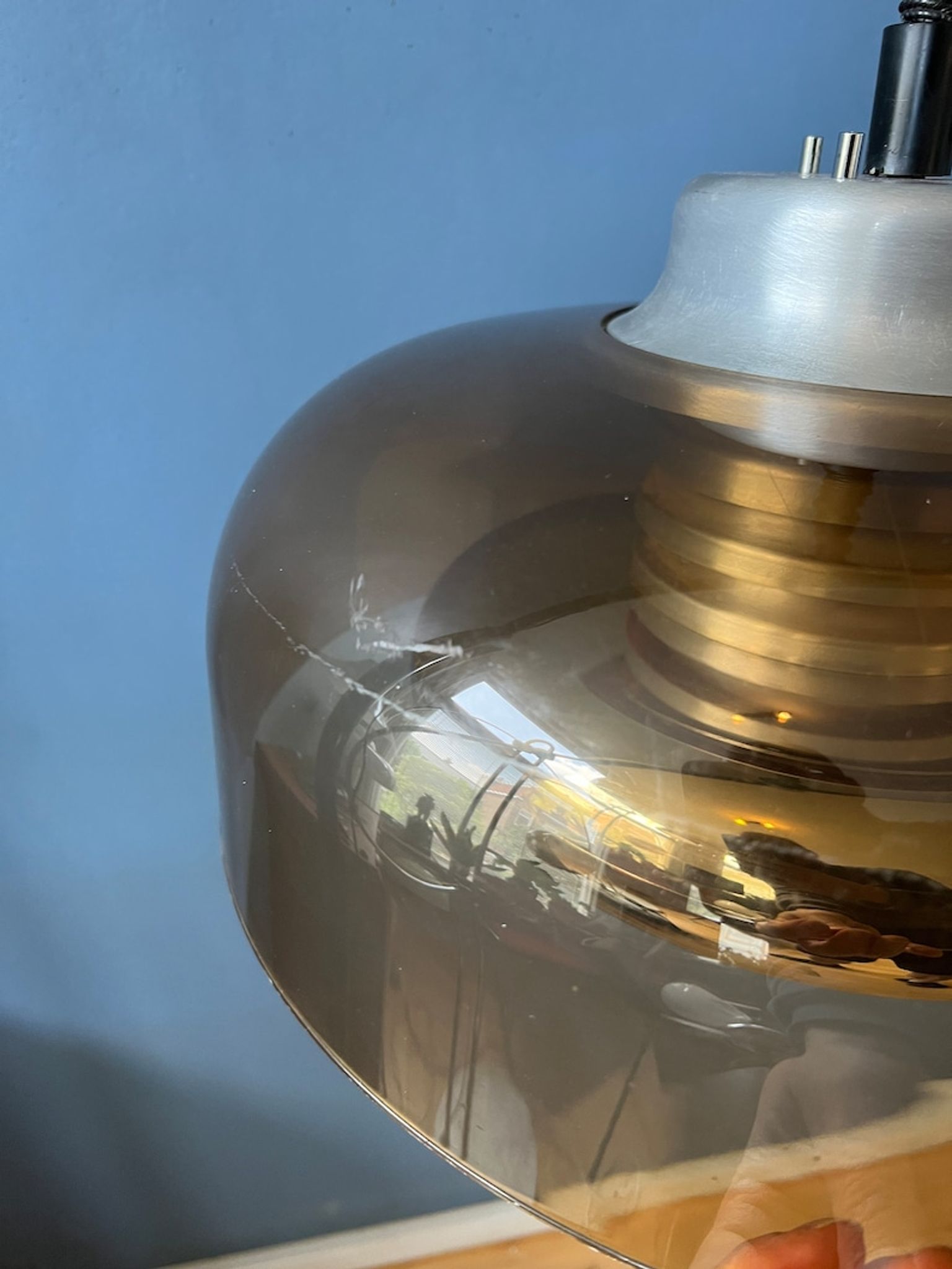 Pendant lamp Herda space age 70s