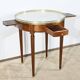 Table Bouillotte en Acajou, style Louis XVI – Milieu XXe
