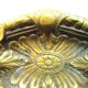 Oval ashtray in gilded bronze Napoleon III