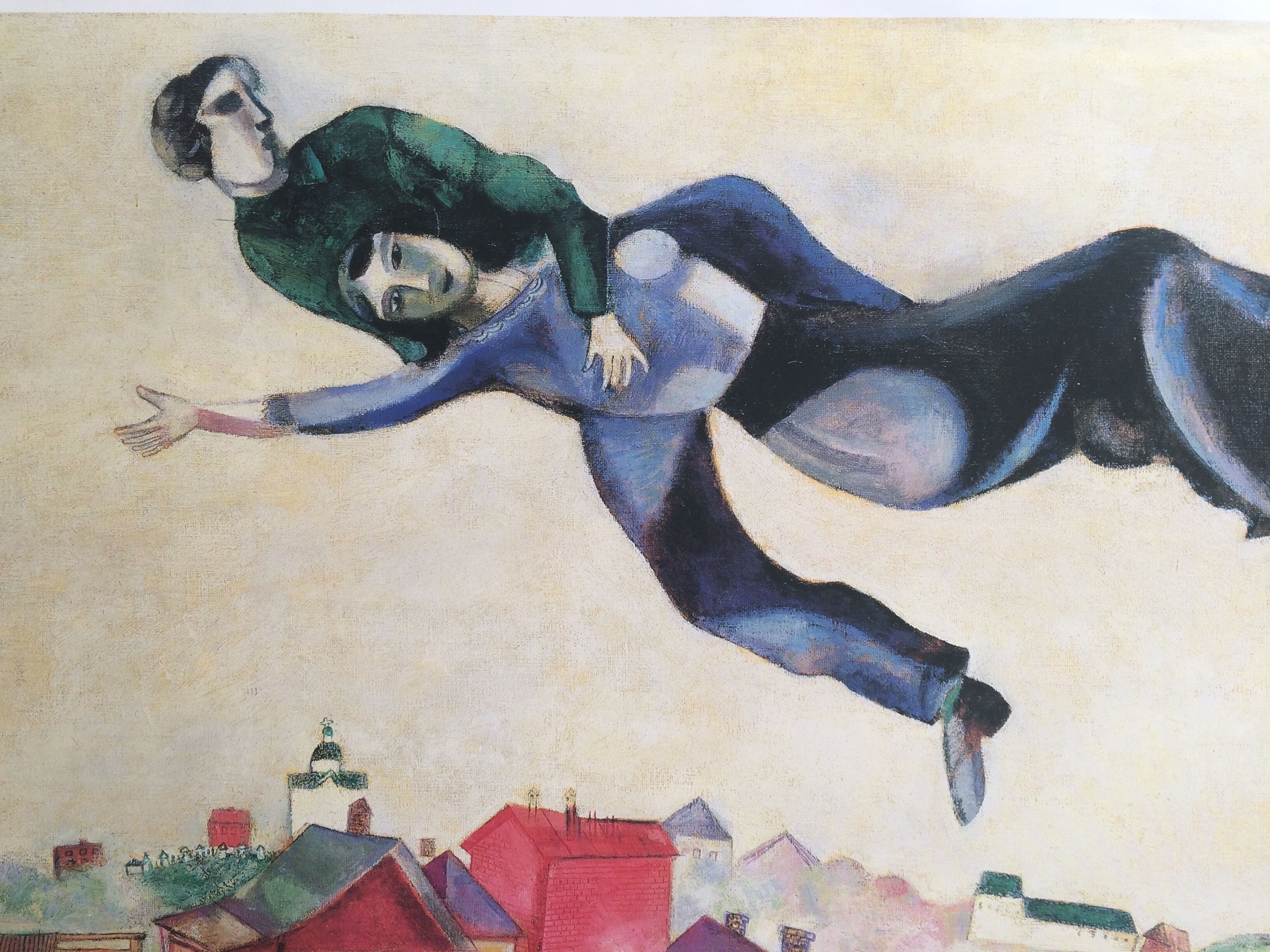 Marc chagall (after) maeght foundation, 1984. original exhibition poster