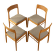 1960s dining chairs, Henning Kjærnulf