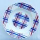 6 vintage grid plates St Amand