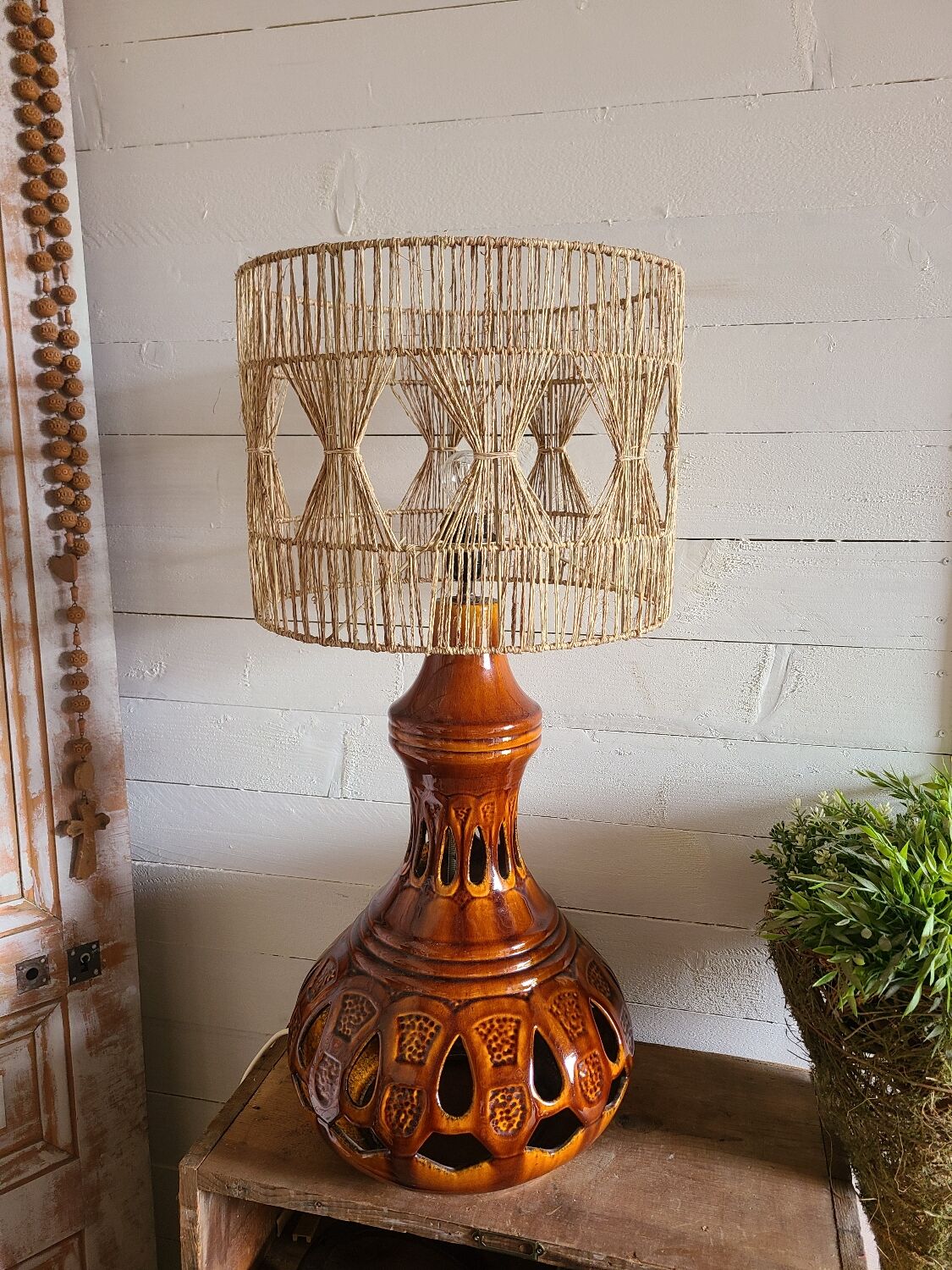 Vintage ceramic lamp