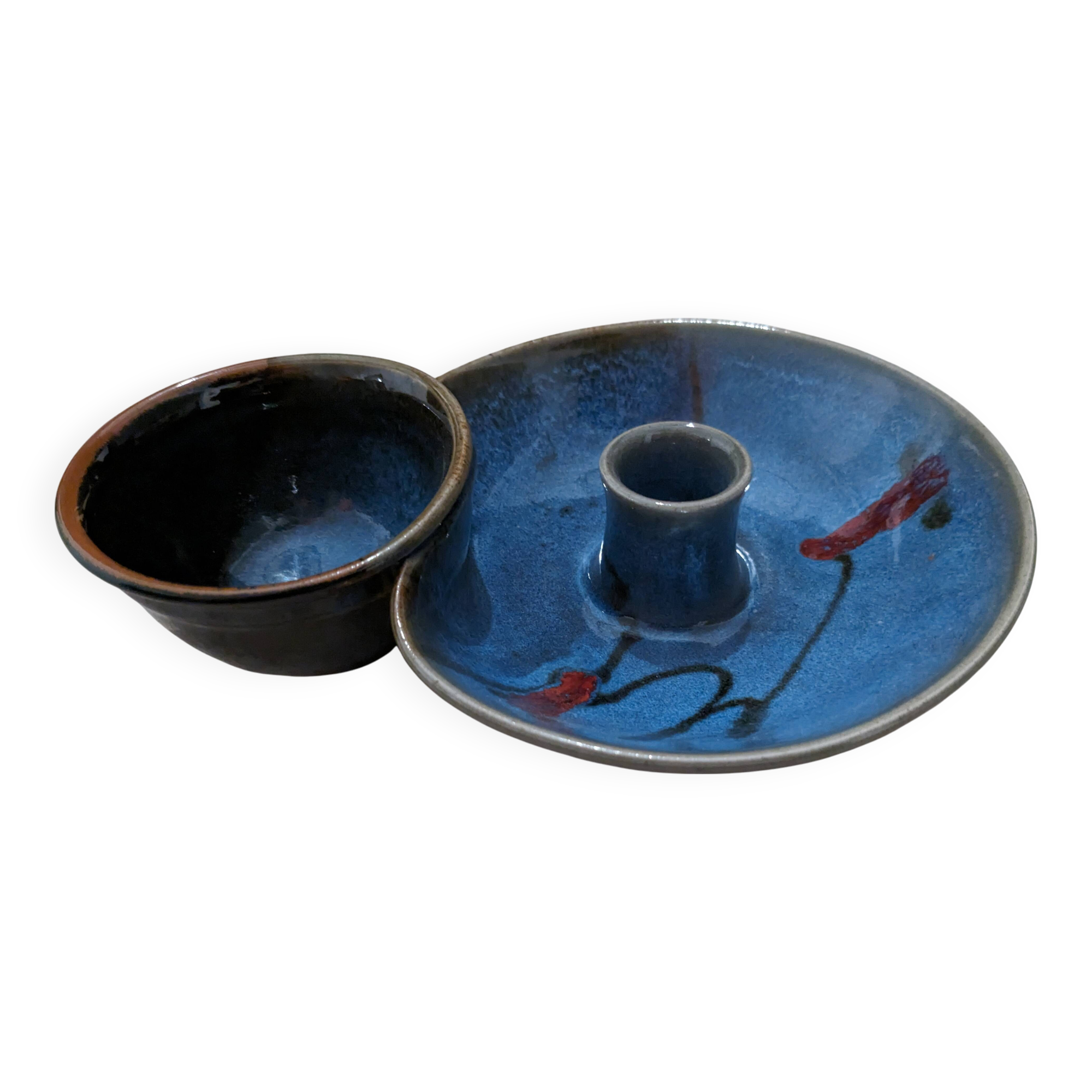 Double bowl candle holder Thierry Perraud