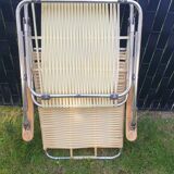 Folding garden armchair