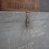 Old patinated grey box