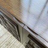 Brutalist sideboard attributed to De Coene 70s