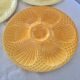 Digoin Sarreguemines oyster plates in slip