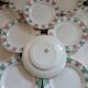 20 antique flat plates from Digoin and Sarreguemines