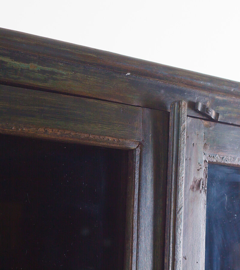 Vintage wooden wardrobe