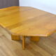 Table de repas en orme vintage Maison Regain, 1980