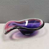 Beautiful dish/bowl in many coloured glass.
