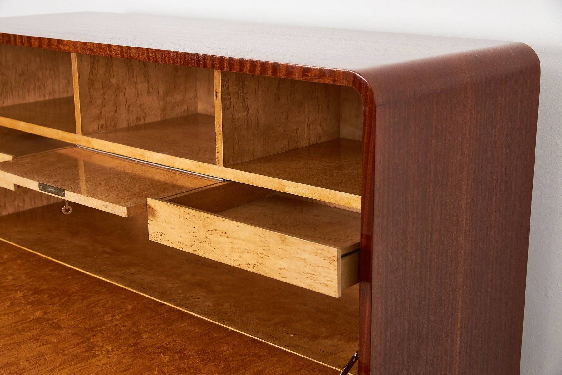 Cabinet de secrétaire Art déco par Jindrich Halabala pour Up Závody, années 1930