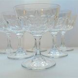 Set of 6 champagne glasses