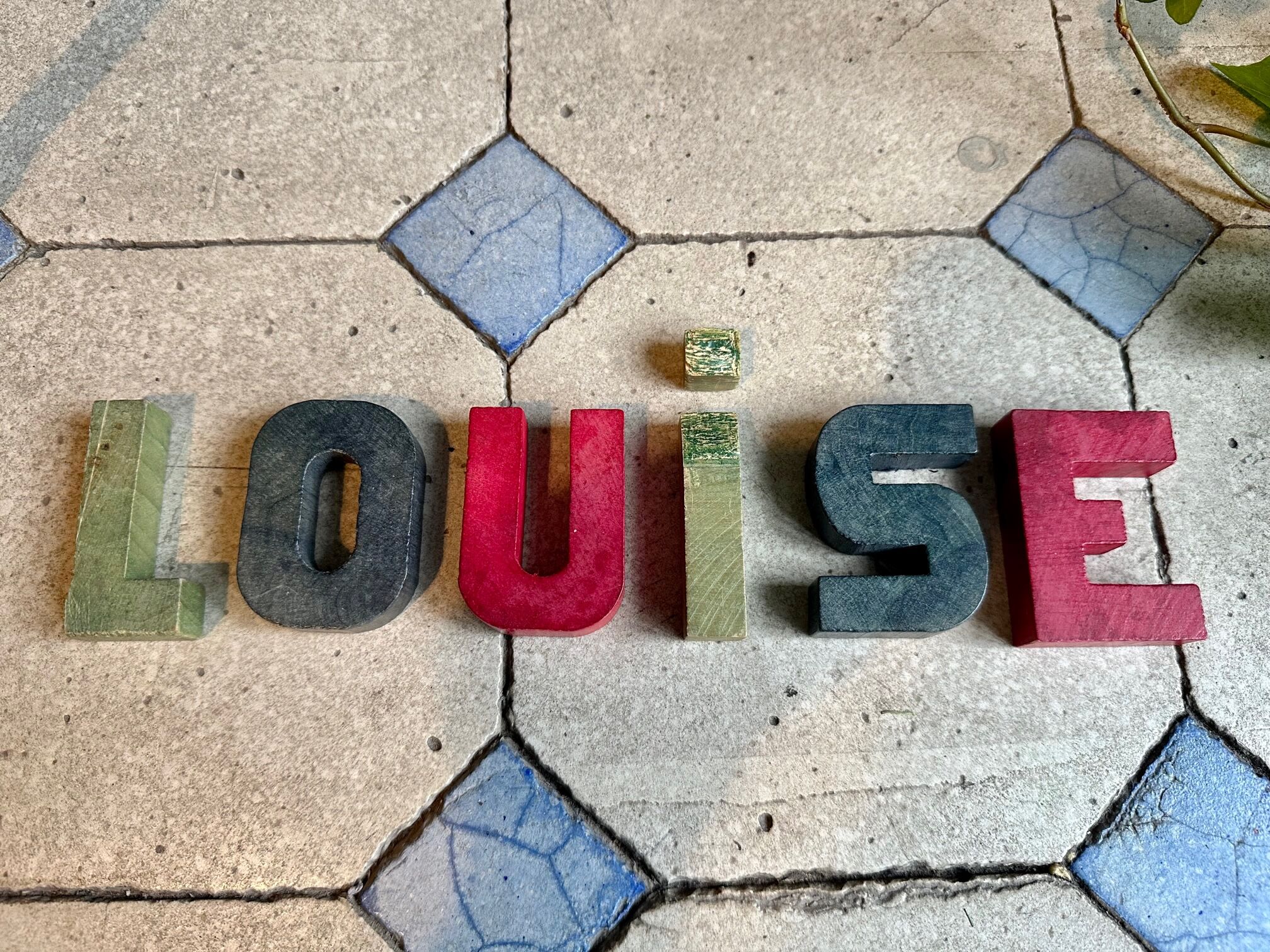 Wooden letters