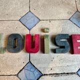 Wooden letters