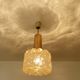 Vintage Pendant Lamp Limburg, Brass & Glass, 70s