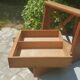 Oak bedside table 1950
