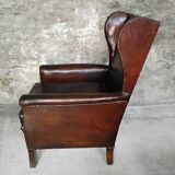 Wingback club chair
