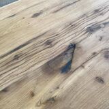 Table à manger de monastère rénovée en chêne massif du 18ème 200cm