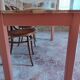 Table de ferme terracotta
