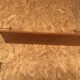 Set of two vintage string wall shelves