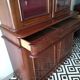 Mahogany glass bookcase