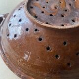 Glazed earthenware drainer