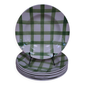 Lot de 6 assiettes creuses - loups