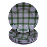 Set of 6 Moulin des Loups "Nappe" soup plates
