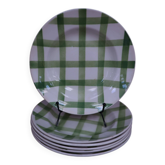 Set of 6 Moulin des Loups "Nappe" soup plates