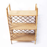 Rattan shelf