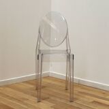 Pair of Victoria Ghost chairs, Philippe Starck