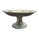 Opaque porcelain compotier from Gien Terre de fer