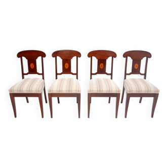 A set of chairs from the mid-19th century, Northern Europe.